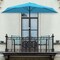 Nature Spring Nature Spring 9 Foot Half-Canopy Patio Umbrella, Blue 431859TVE - alternate 1